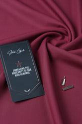 Red Luxury Unstitched Fabric